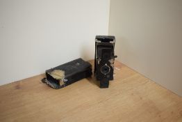 A Houghton Butcher Ensignette No2 vest pocket camera circa 1920