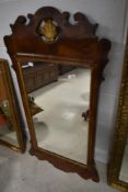 A Georgian Chippendale style wall mirror, approx. 112 x 55cm
