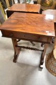 A 19th Century mahogany work table