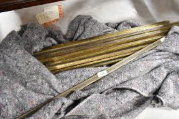 A large selection of Indian brass stair rods