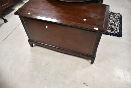 A Stag bedding box, width approx. 96cm