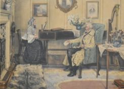 After Walter Dendy Sadler (British 1854-1923) and William Henry Boucher (1842-1906) hand coloured