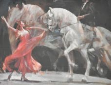 After Fletcher Sibthorp (British b.1967) limited edition colour print 'Bailadora y Caballo' (
