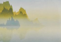 After Peter & Traudl Markgraf (Canadian, Contemporary) three lithograph colour prints 'Dawn', 'First