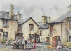 Local interest* After Brian Eden (British Contemporary) limited edition colour print 'Hawkshead',