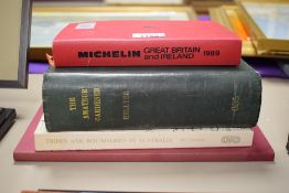 Four books including The Amateur Gardener-Hellyer, Michelin Great Britain and Ireland 1989, Tribes