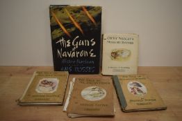 Four Beatrix Potter books including The Tale of Mrs Tiggy-Winkle, The Tale of Jeremy Fisher, The
