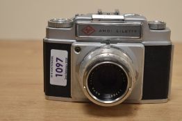 An Agfa Ambi-Silette camera with Color-Solinar 1:2,8 50mm lens