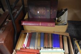 Two cartons of assorted reading matter including Terry Wogan-Is It Me?, Macauley-History of