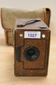 A Houghton Butcher box camera