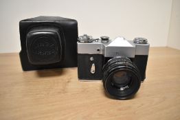 A Zenit camera with Helios-44-2 lens