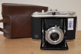 An Agfa Solette 1 Folding camera with an Agfa Agnar 1:4,5 85mm lens