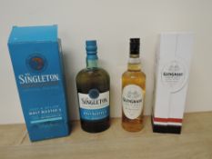 Two bottles of Single Malt Scotch Whisky, The Singleton Malt Masters Selection, 40% vol, 700ml and