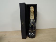 A bottle of Moet & Chandon Champagne 2006 Grand Vintage, 12.5% vol, 750ml, in card fitted display b