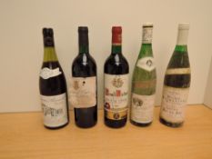 Five bottles of mixed Wine 1989 Chateau Bonnet Julienas Red Wine 13% vol 750ml 1996 Chateau de Calce