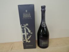 A bottle of Charles Heidsieck Champagne Brut Reseve, 12% vol, 750ml, in card box