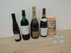 Four bottles of Alcohol, 1979 Chateau Haut Badon Saint-Emilion, 75cl, no strength stated, 1994 Nuits