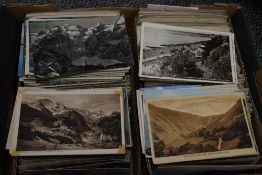 POSTCARDS, 2 BOXEX OF APX 1300 MIXED & TOPOGRAPHICAL POSTCARDS Box with an estimated or so 1300