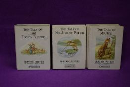 Potter [Beatrix] eight volumes 'New Colour Reproductions' printed by F Warne & Co