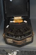A vintage Palantype stenotype typewriter in original box, w22cm