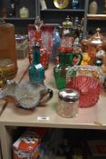 A late 19th / early 20th century silver & cut glass diffuser, silver hallmark mark to the collar,