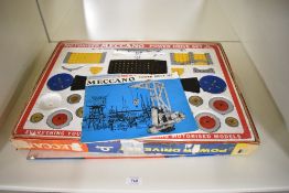 A Meccano Power Drive Set M, mainly complete in original box with instruction booklet