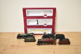 Three Dapol 00 gauge Loco's & Tenders, D34 4-6-0 LMS Old Contemptibles, D41 4-6-0 BR Scots Guardsman