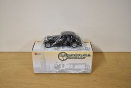 A Lansdowne Models (Brooklin Models) 1:43 scale die-cast, LDM 53b 1939 MG SA 4-Door Saloon, black,