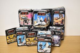 Nine Kenner and Palitoy 1983 Lucas Films Star Wars Return of the Jedi Mini Rigs and Accessories,