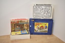 A Bayko No 3 Building Set along with a Tri-ang Arkitex scale model Construction Set made by Spot-