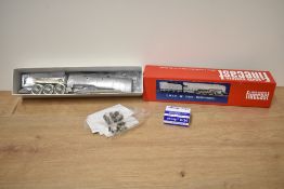 A South Eastern Fine Cast Metal Loco & Tender Kit, LNER W1 Class Hush Hush F184, appears unstarted