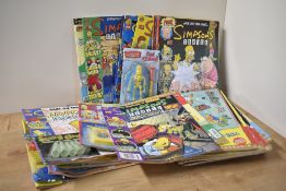 A collection of Simpsons Comics, 2006 onwards including collectors editions Best of Bart and Best of