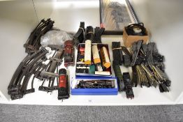 A collection of Hornby Dublo 00 gauge including BR 2-6-4 Tank Locomotive 80054 in plain blue box, BR