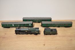 A Hornby 00 gauge R2599M The Royal Wessex Train Pack comprising, 4-6-2 Loco & Tender Merchant Navy