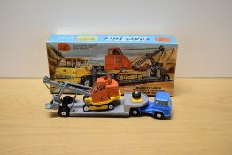A Corgi Toys die-cast, No 27 Gift Set, Machinery Carrier with Bedford Tractor Unit and Priestman Cub