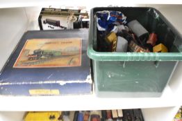 A collection of Hornby and similar O gauge including No 601 Goods Train Set in original box and