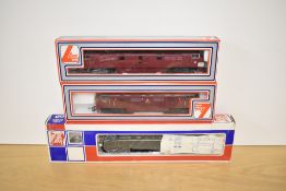 Three Lima 00 gauge Locomotives, 205121 Western Gladiator, 205128 Rapid and 891352 unnamed and