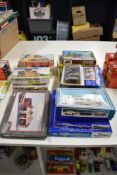 A collection of HO plastic Kits, Airfix Control Tower, RAF Refueling Set, Matchbox M19 Tank