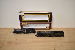Two 00 gauge Loco's & Tenders, Dapol D3 4-6-0 Great Western County of Worcester 1029 and Airfix