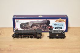 A Bachmann 00 gauge 31-551 BR 2-6-2 Green Arrow Loco & Tender 60800, boxed with internal packaging