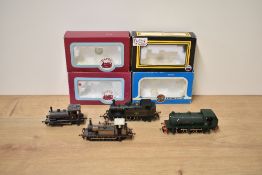 Four 00 gauge Tank Engines, Dapol J94 0-6-0 Warrington, D010 L&Y 0-4-0 19, D100 0-6-0 Boxhill 82 and