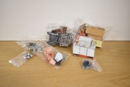 A small collection of mixed vintage Dolls House Furniture and Accessories including made in Gt