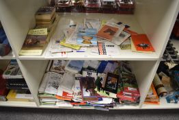 Two shelves of 1970's and later Horse Racing Programmes including 1970's Goodwood, Haydock,