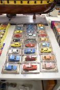 Twenty Eight Norev Mini Jet Die-casts including Renault 12 TL, Mercedes 280SE, Ford Escort, BMW