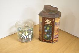 A collection of mixed vintage Marbles, mixed sizes, no Swirls sen