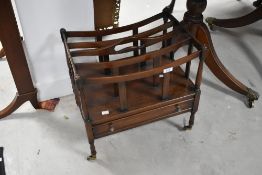 A reproduction Canterbury magazine rack