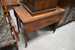 A 19th Century mahogany Pembroke table , approx. 96 x 53cm