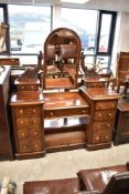 A Victorian mahogany dressing table