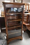A 19th Century mahogany narrow bookcase approx. Width 72, height 155cm