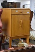 A vintage Remploy bedside cabinet